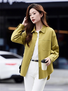长袖衬衫2025年春季新款女装衬衣时尚洋气休闲大码百搭高级感上衣图片