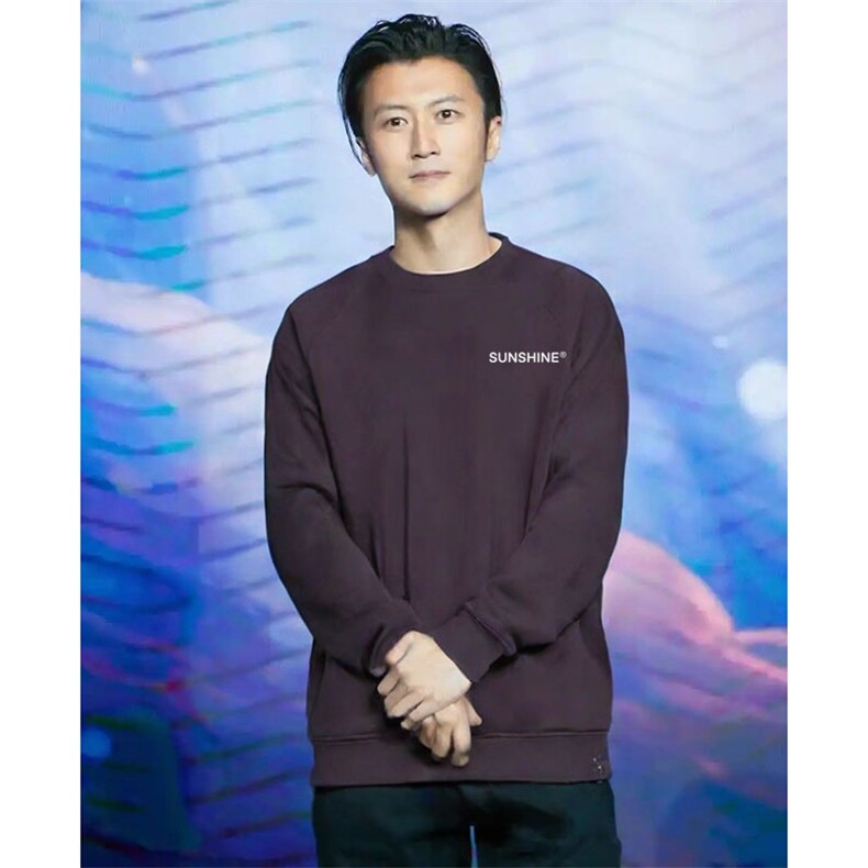 W11男女休闲大码小字母印花圆领长袖卫衣外套学生青少年团队班服，女装短外套，星座115A-3