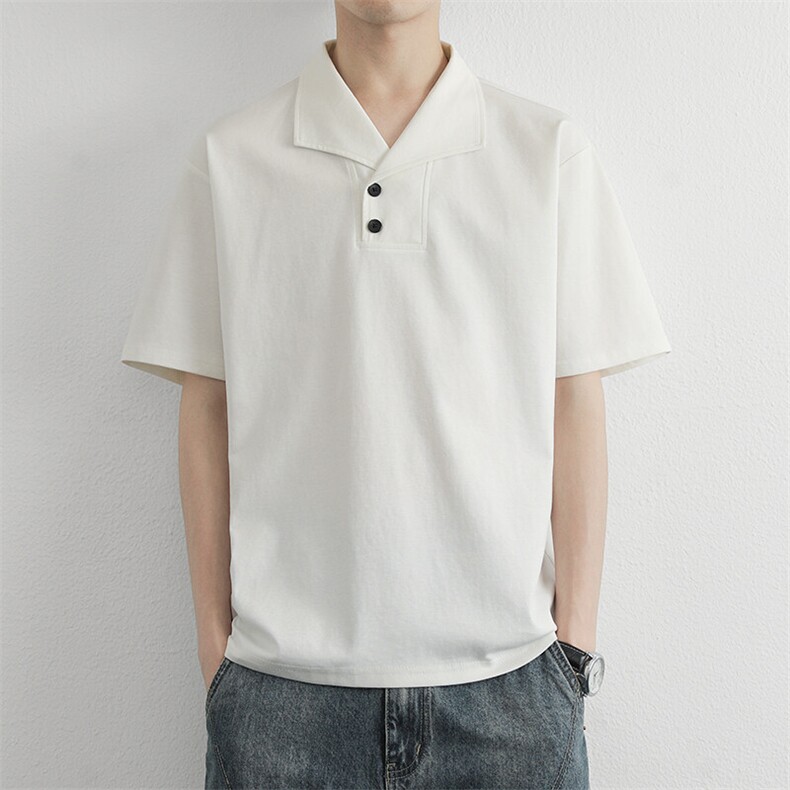 高品质翻领polo衫修身体恤上衣服中青年2026夏季男装小衫,男装Polo衫,星座914