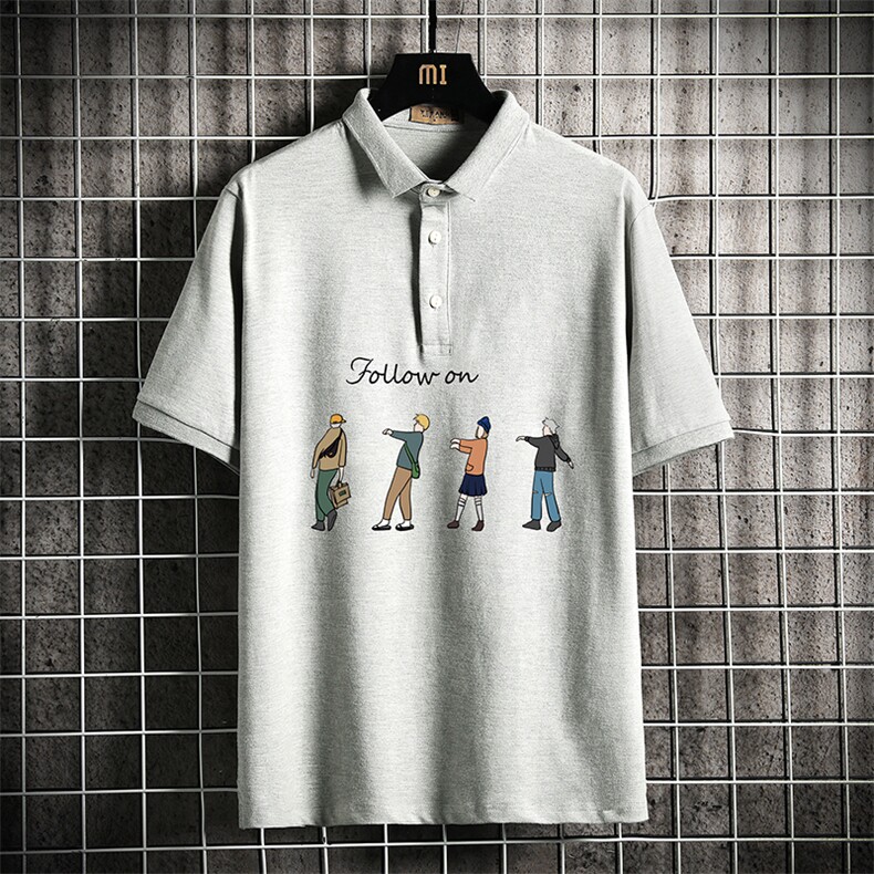PL57043-P35翻领短袖polo衫男大码胖子半袖t恤男有领保罗衫,男装Polo衫,电商A040A