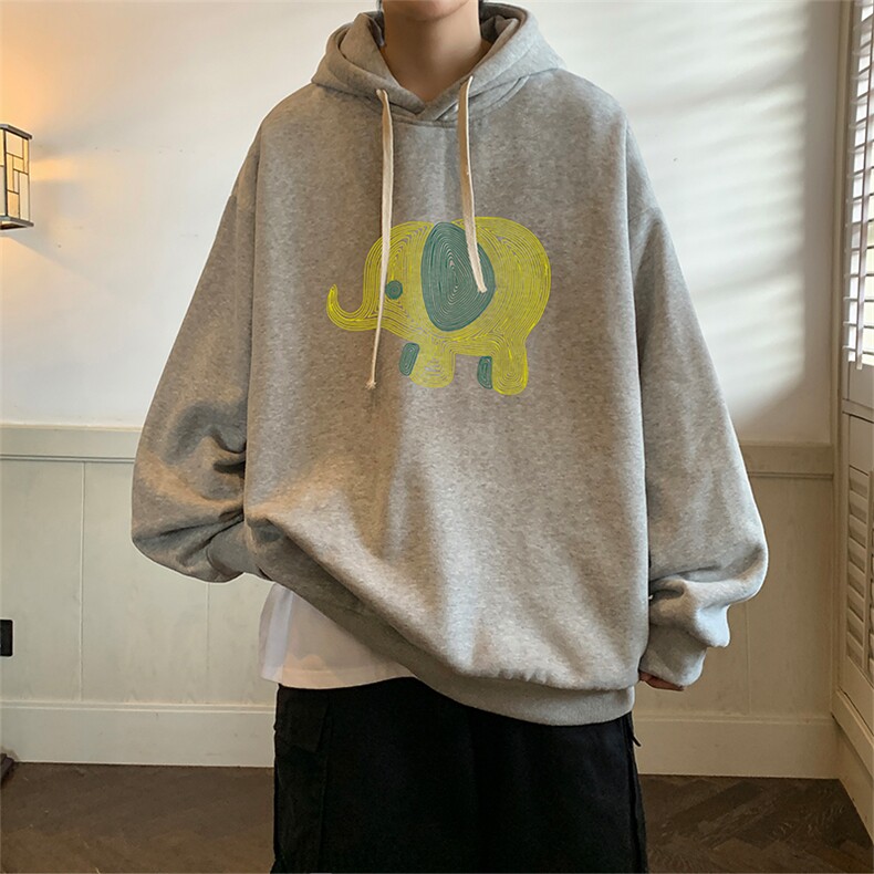 连帽卫衣男大码胖子帽衫大号运动服WY2441-P35图片