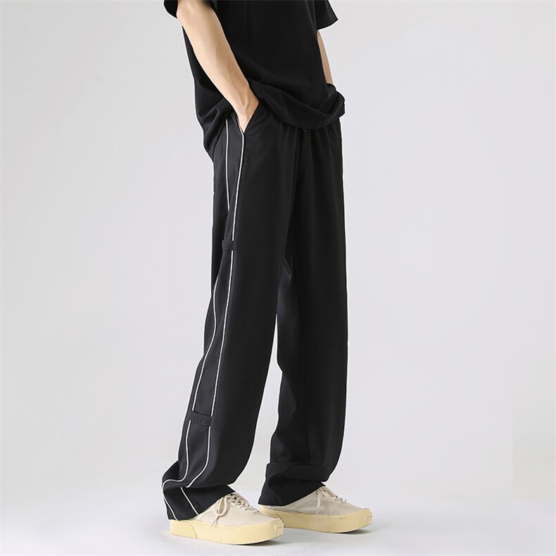B258-K420-P60控78冰丝长裤面料成分聚酯纤维,男装休闲裤,电商B258