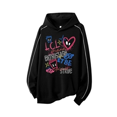 得物供货、复合重磅420克现货连帽卫衣宽松HD019-1-WYT2527-特P45，男装卫衣，电商019-1
