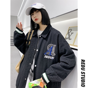 秋装新品刺绣夹克情侣款2023中性风男女百搭棒球服外套 8007-P85图片