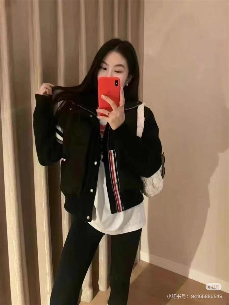 2025年秋季时尚通勤简约休闲三杠棉服,女装棉衣/棉服,慕洵羊绒