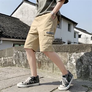 青少年夏季工装短裤男生潮牌宽松五分裤休闲夏装薄S501