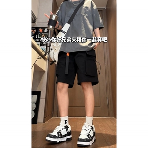 深度库存抖音男工装裤透气速干裤宽松运动短裤休闲裤DK33-特批26图片
