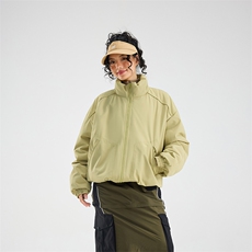 冬季美拉德立领棉服潮流百搭纯色棉衣撞色棉服外套HY8822-P75，男装棉衣，星座610B-1