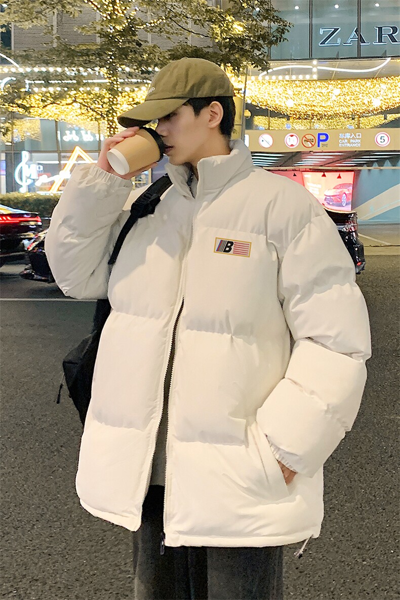 已注册港风抖音直播得物品质宽松面包服棉衣外套M1139P65,男装棉衣,电商C408-1(原B339-1)
