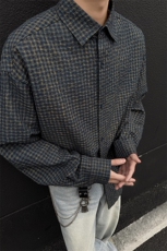 25春季衬衫C6034-TP4068美式高街设计感ins青少年叠穿外套，男装衬衫，电商A102