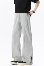 复古微喇休闲裤斜切防水软壳冲锋裤直筒裤男女C62173-TP2548，男装休闲裤，电商A102