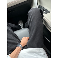 【有货】N083HH-特P32黑色修身直筒牛仔裤男美式高街cleanfit裤子，男装牛仔裤，星座1007（原301D）