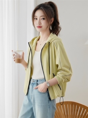 2026年春季休闲风宽松连帽短外套，女装短外套，靓衣阁