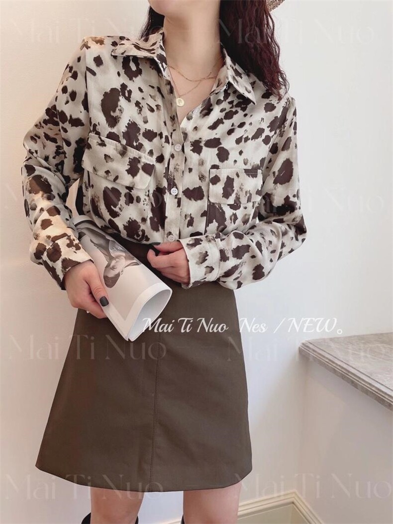 豹纹衬衣，十拿十补，其它，麦缇诺