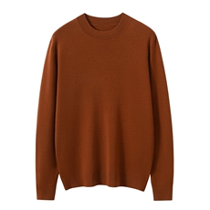 2025年秋季四平加厚圆领长袖时尚青春流行休闲，男装羊毛衫，朝思纯山羊绒