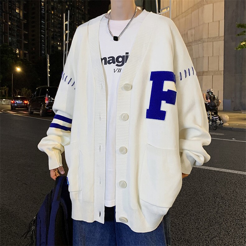 M136-P49毛巾绣开衫毛衣外套,男装针织衫/毛衣,星座1501-1