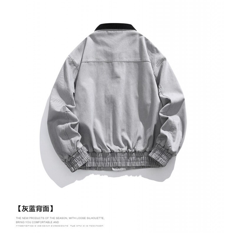 翻领工装夹克男行政外套513AJK2506P65,男装夹克,星座513A