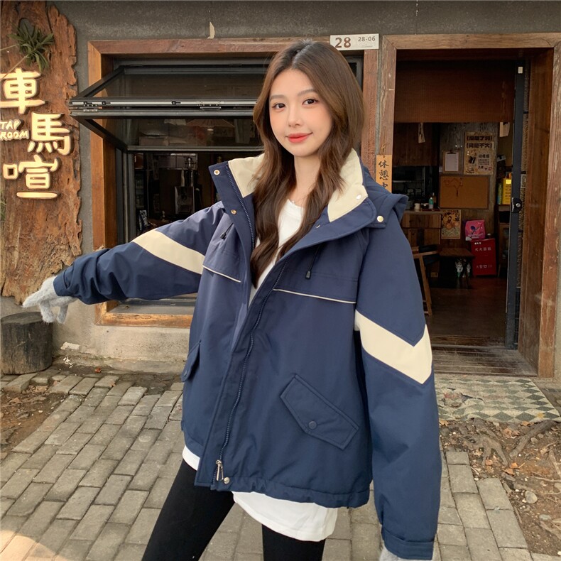 2025冬季加绒冲锋衣7842-P205-K308,女装棉衣/棉服,2C057