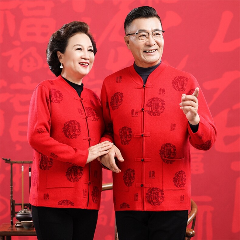 2025年秋季老年加绒针织开衫时尚百搭通勤简约休闲,女装短外套,衣恋羊绒