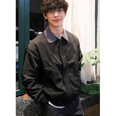 美式假两件拼接休闲短款夹克秋冬宽松外套上衣男女潮JYF36，男装夹克，星座1116A（原606A-3）
