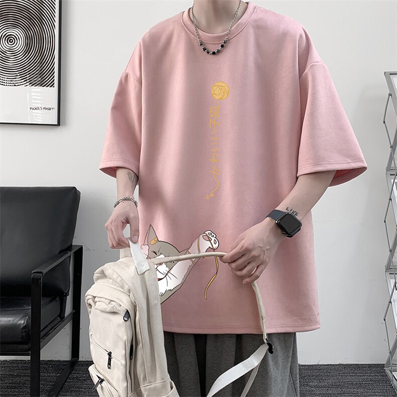 麂皮绒短袖t恤男大码半袖男JD82013-P25,男装T恤,电商A040