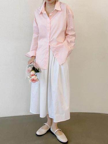 纯棉衬衫，粉粉嫩嫩，女装衬衫，LUCY