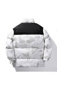 311B-1-9-2233-P90控148 现货万件供抖音得物防水防污立领皮棉服图片