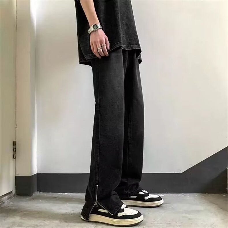 复古牛仔裤男款直筒宽松潮牌阔腿美式百搭休闲长裤513ACK2423P37,男装牛仔裤,星座513A