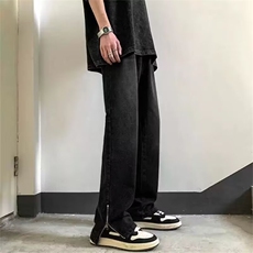 复古牛仔裤男款直筒宽松潮牌阔腿美式百搭休闲长裤513ACK2423P37，男装牛仔裤，星座513A