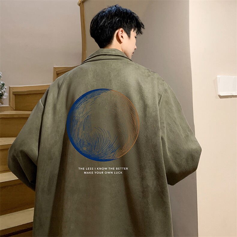 麂皮绒夹克男大码立领褂子外套JK85330-P68加绒款-P78,男装夹克,电商A040