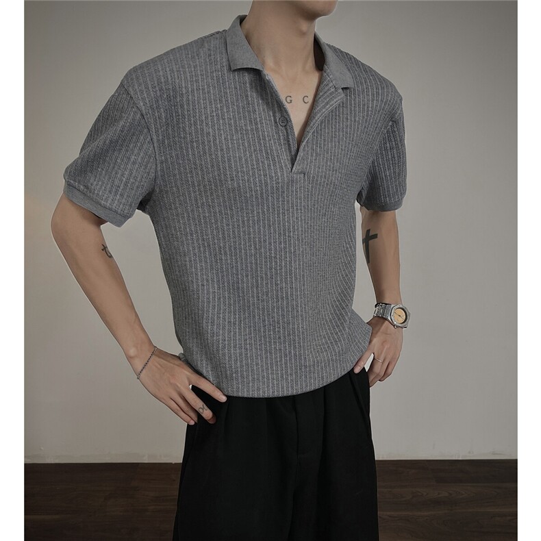 抖音夏季新款POLO衫男PL2566-P40控68,男装Polo衫,电商A072