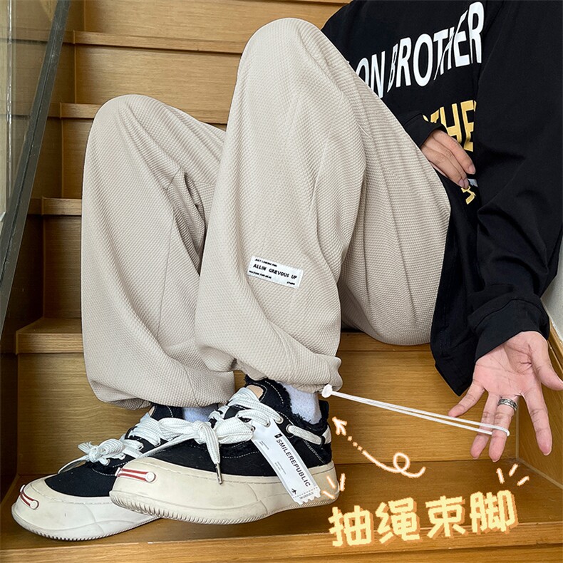菠萝格裤子男款面料舒适男大码直筒春秋运动纯色长裤K930特批32,男装休闲裤,星座718-1