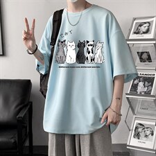 HT73100-P22华夫格t恤男短袖男大码五分袖大皂风，男装T恤，电商A040