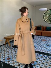 2021隽末立领气质显瘦双面羊绒大衣4个颜色SM，其它，Jarmore隽末