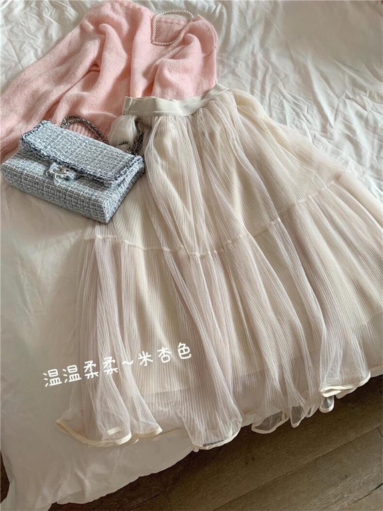 休闲百搭纱裙，其它，欧妮卡蒂蔓