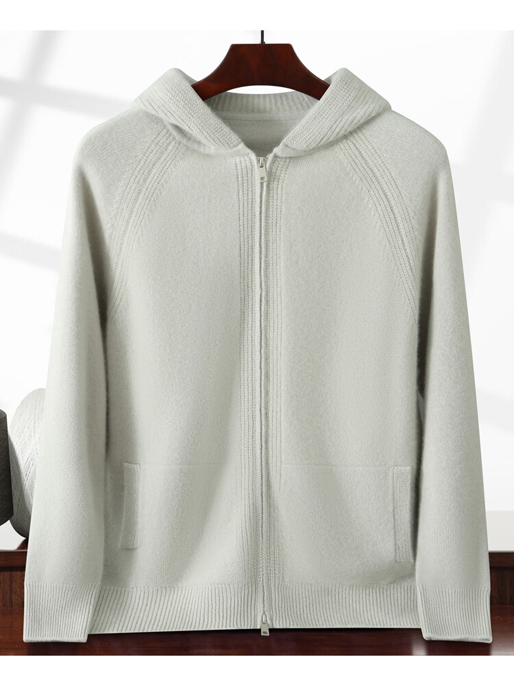 2025年秋季新款男士加厚加厚羊绒开衫休闲时尚通勤，男装羊绒开衫，绒创羊绒