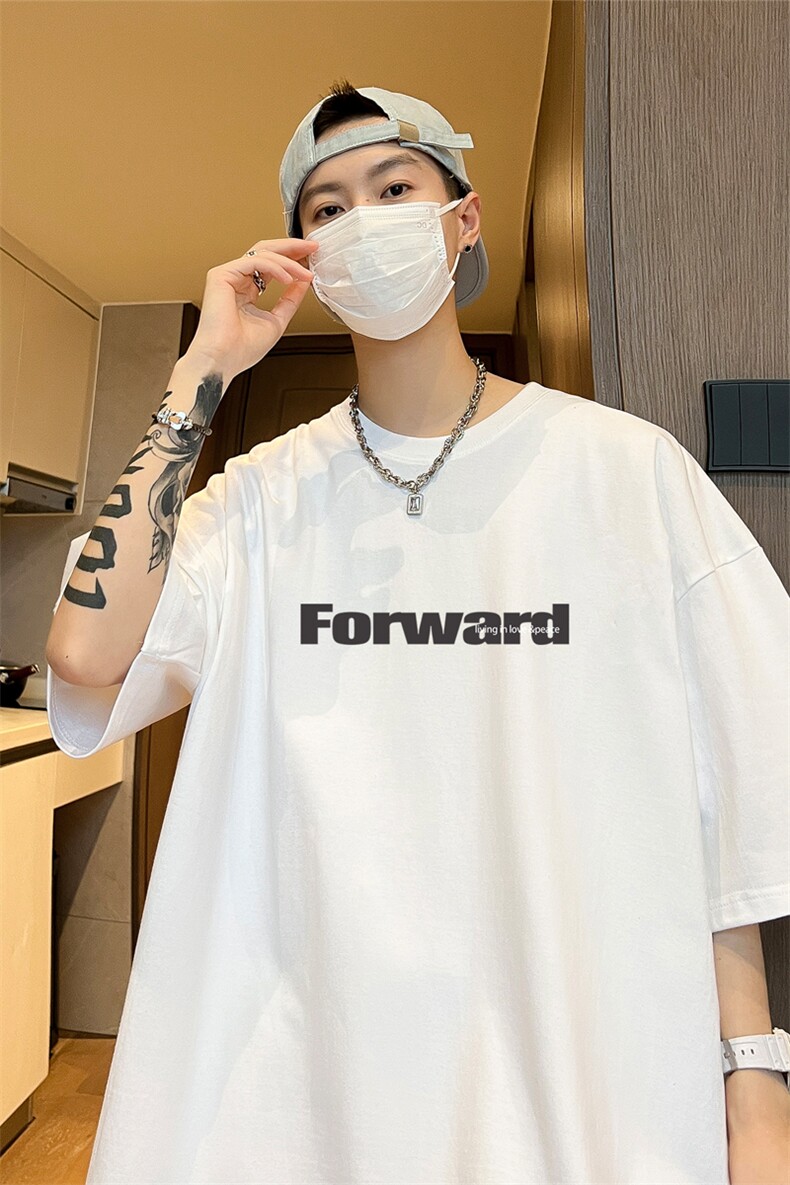 量大优可提供视频2024夏季新款美式短袖T恤D223A-T2492-P18,男装T恤,电商019-1