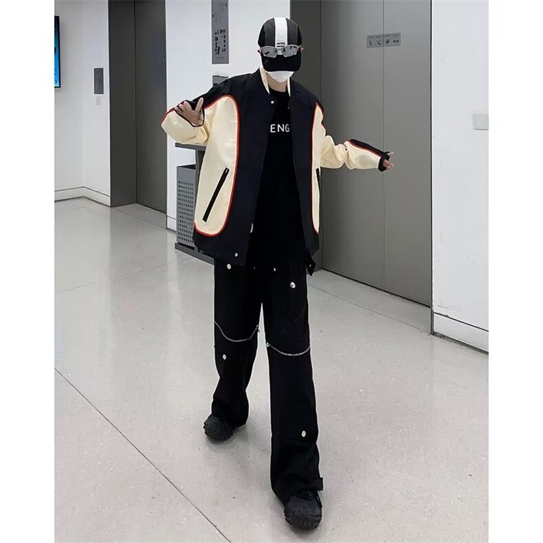 秋季青春流行男夹克文艺潮机车夹克外套HT02P65,男装夹克,星座1116-2