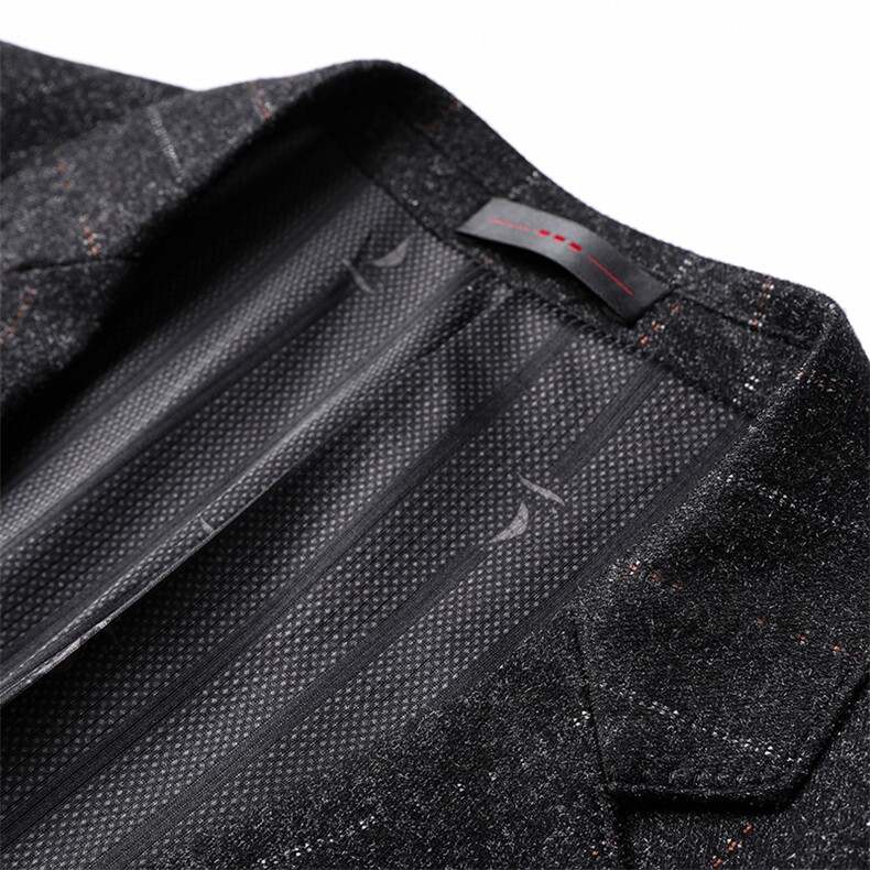 2021秋季新款休闲西服外套中年男士时尚纯色百搭西服HB21831-P165,男装西服,电商B212（原钱塘6029）