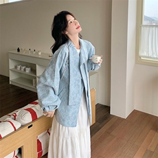 【现货有买家秀】设计感蕾丝外套2C031-2510-P160-K238，女装短外套，2C031