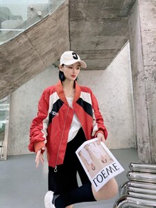 2022春款棒球服拼色彩图片