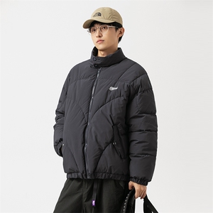 2026冬季新款男装日系潮牌纯色宽松休闲棉服加厚外套MY372-F139图片