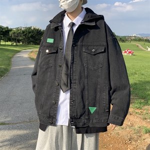 美式潮牌牛仔衣夹克男秋季宽松街头百搭潮流休闲外套JK016-P68图片
