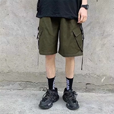 男春季潮流时尚港风休闲短裤工装短裤G22P30，男装休闲裤，星座1116-2