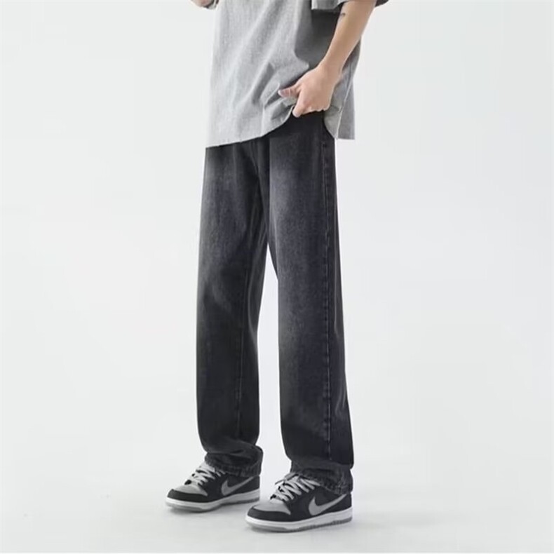 1506-1/K7601/P37个性字母牛仔裤嘻哈ins潮高街潮流痞帅长裤男女,男装牛仔裤,星座1506-1
