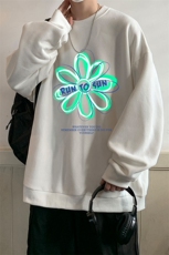 圆领卫衣男大码加厚加绒长袖t恤男S6170-P28加绒款-P33，男装卫衣，电商A040