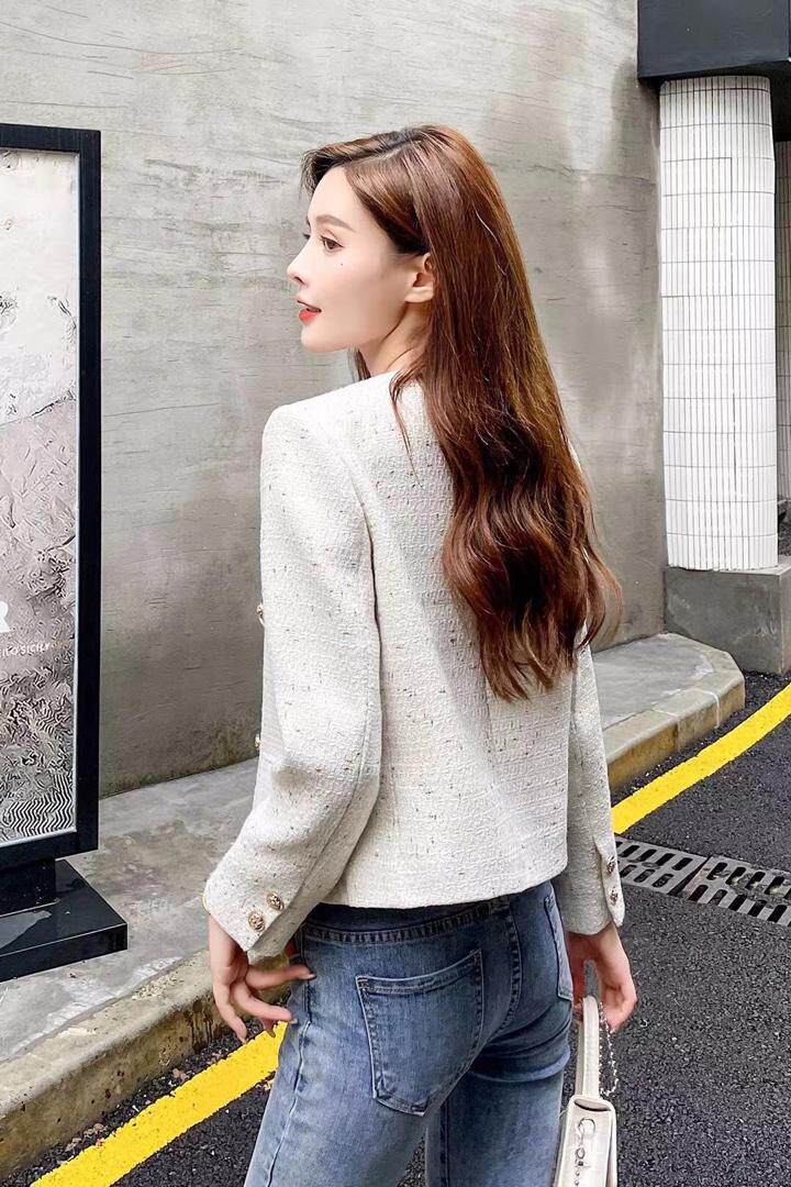 含毛粗花呢小香外套火，其它，天使公主