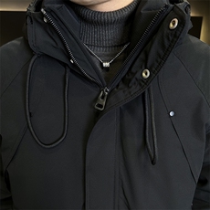 新款男士羽绒服夹克连帽加厚防寒309B-3-81060-P215，男装夹克，星座1409-3