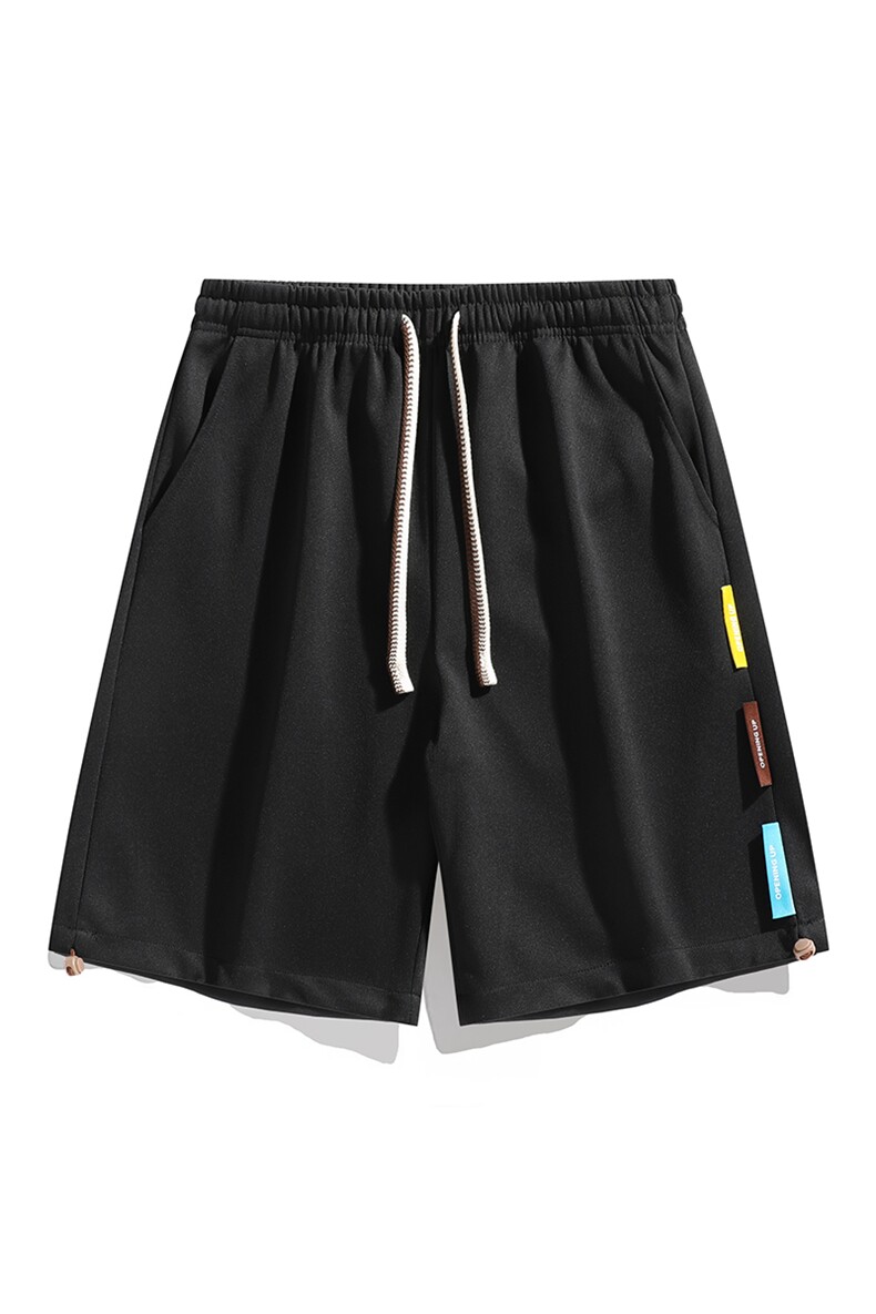 新款五分短裤撞色织唛标日系白底夏季休闲百搭短裤CK2408-P27控48,男装休闲裤,星座717