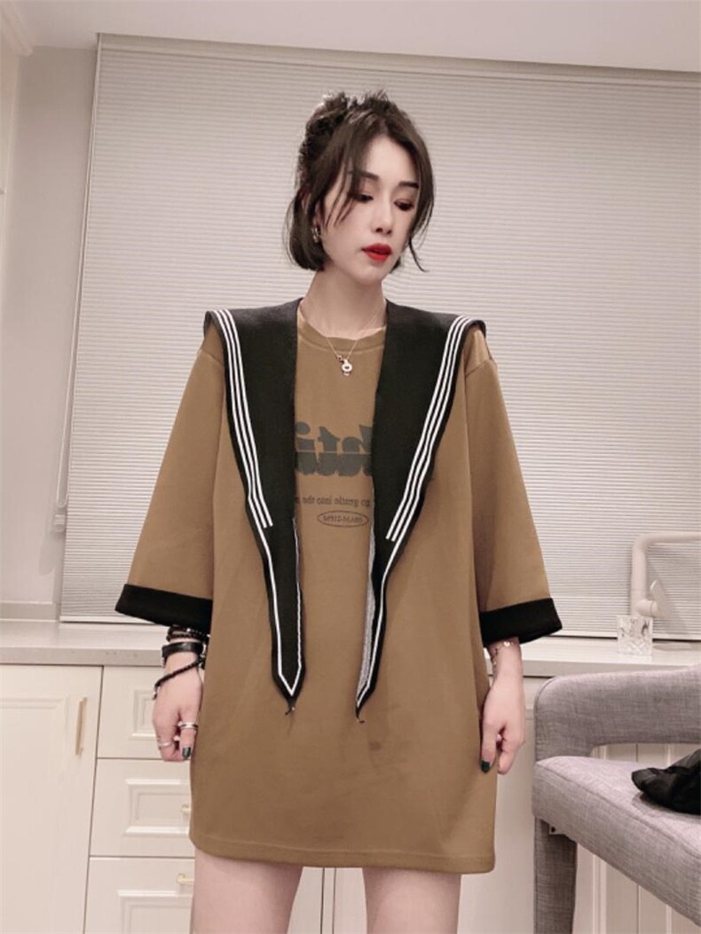 披肩卫衣裙ＭL，女装卫衣/绒衫，可纳奇